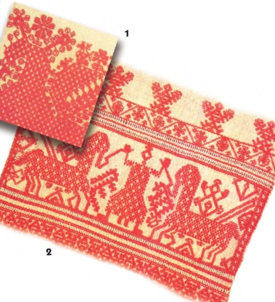 Языческие символы в вышивке полотенец