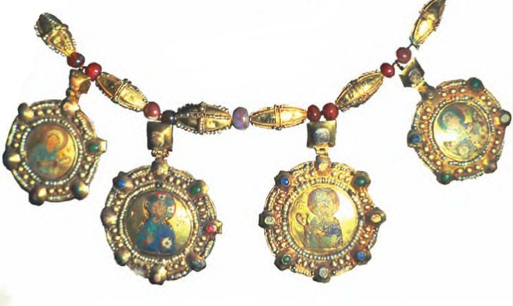 Бармы (ожерелье) киевских князей. XI—XII вв. 