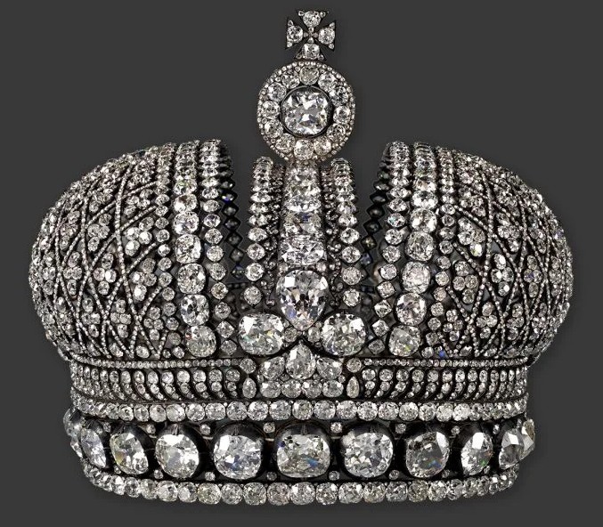 Малая императорская корона. Бриллианты, серебро. 1801 г. Мастера Я. Дюваль и Ж.Дюваль 