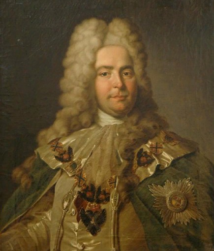 Портрет генерал-прокурора П.И. Ягужинского. Неизвестный художник. 1766 г. 