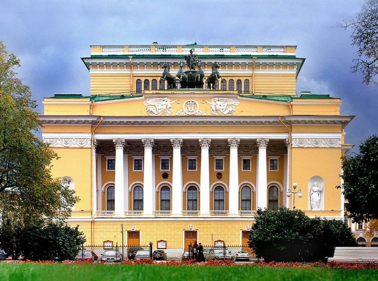 Александринский театр. Арх. К.И. Росси. 1832 г. 