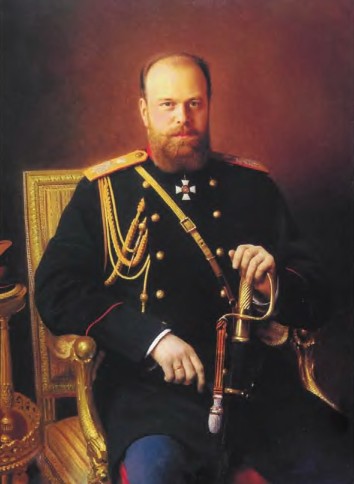 Портрет императора Александра III. Худ. И. Крамской. 1886 г. 