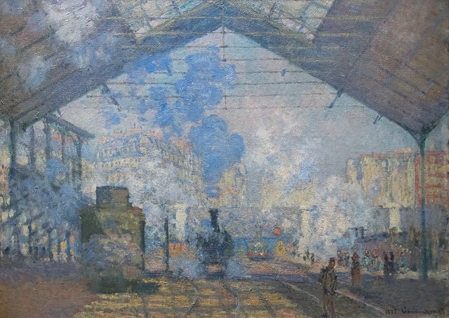 Клод Моне «Вокзал Сен-Лазар» (1877)