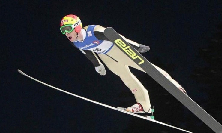 Летающий лыжник Йохан Эвенсен