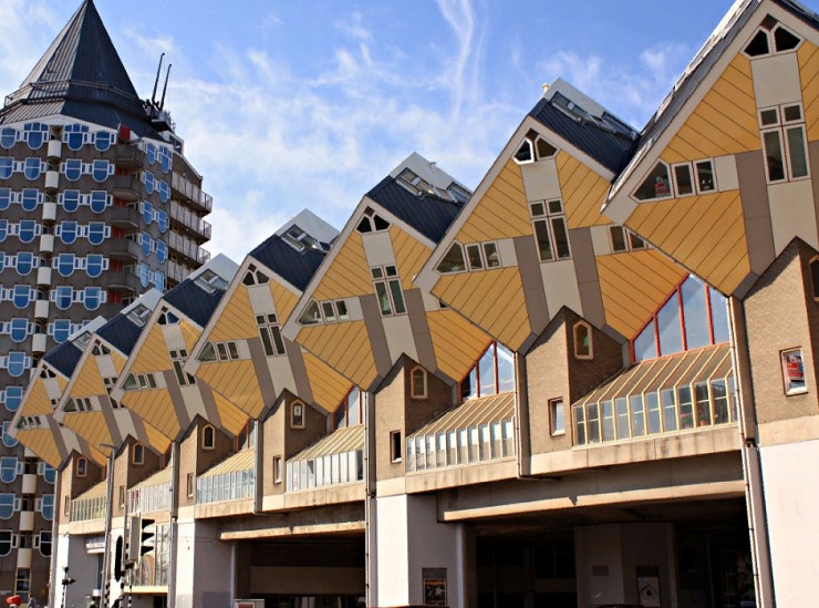 Кубические дома. Роттердам (Нидерланды)