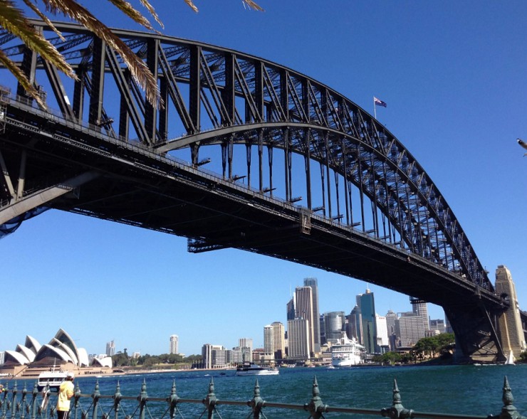 Мост в Сиднейской гавани (Австралия)