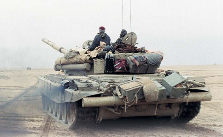 Танк Т-72 в операции «Буря в пустыне»