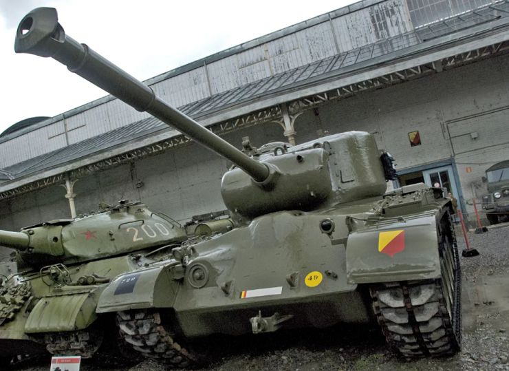 М46 «Паттон» в экспозиции Королевского военного музея в Брюсселе
