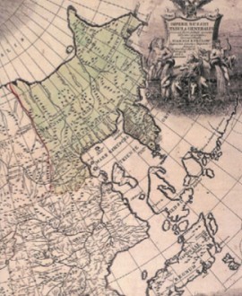 Фрагмент карты 1734 года