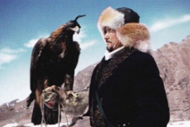 Казахский охотник с соколом