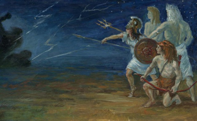 Гефест выковал для Зевса его разящие молнии