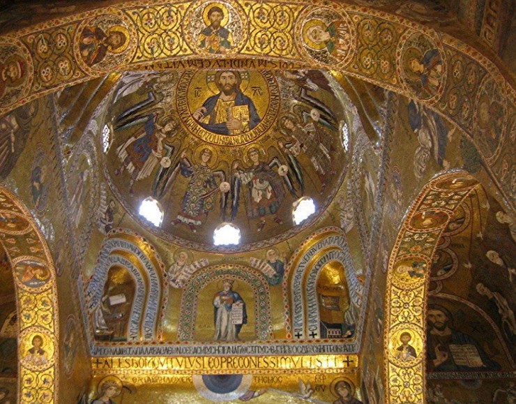 Мозаики Палатинской капеллы Королевского дворца в Палермо. XII век