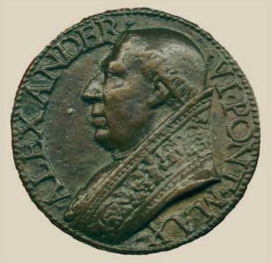Медаль с изображением папы Александра VI