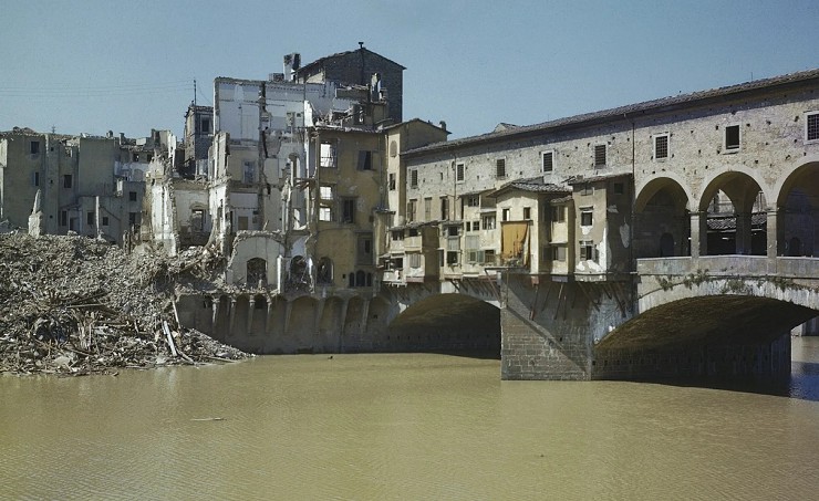 Флоренция после освобождения, 1944 г.