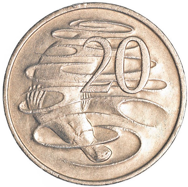 Монета в 20 австралийских центов
