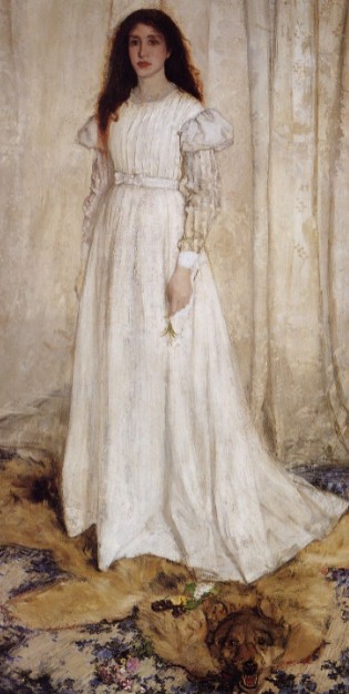 Д. Уистлер. Симфония в белом №1. Девушка в белом. 1862