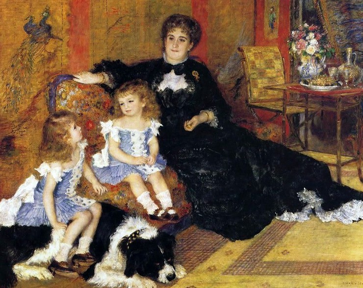 О. Ренуар. Мадам Шарпантье с детьми. 1879