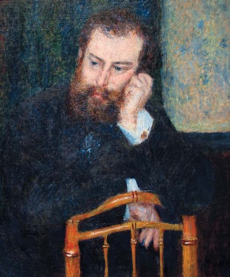 О. Ренуар. Портрет Альфреда Сислея. 1876