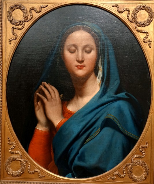 Д. Энгр. Мадонна с синей вуалью. 1827