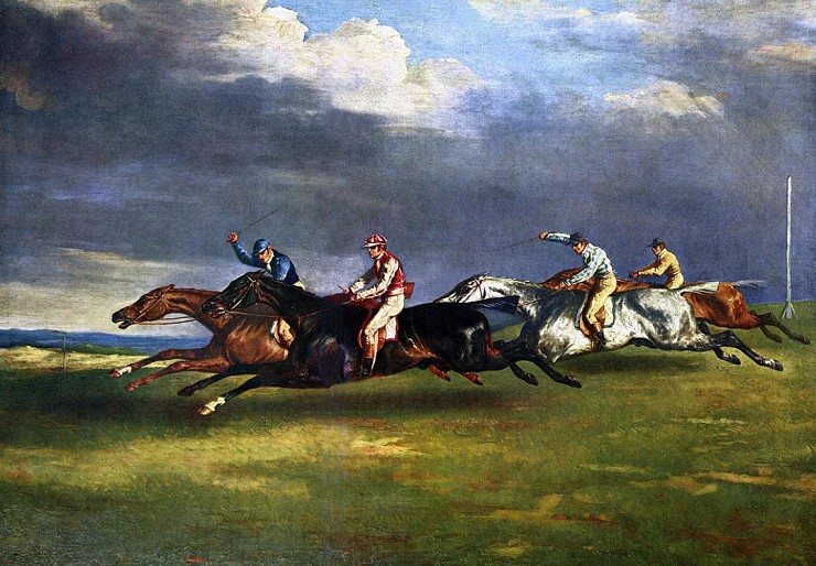 Т. Жерико. Скачки в Эпсоме. 1821