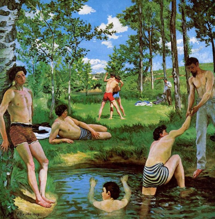 Ф. Базиль. Летняя сцена. 1867