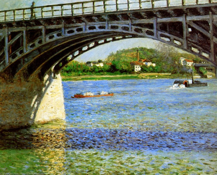 Г. Кайботт. Мост через Сену в Аржантёе. 1885