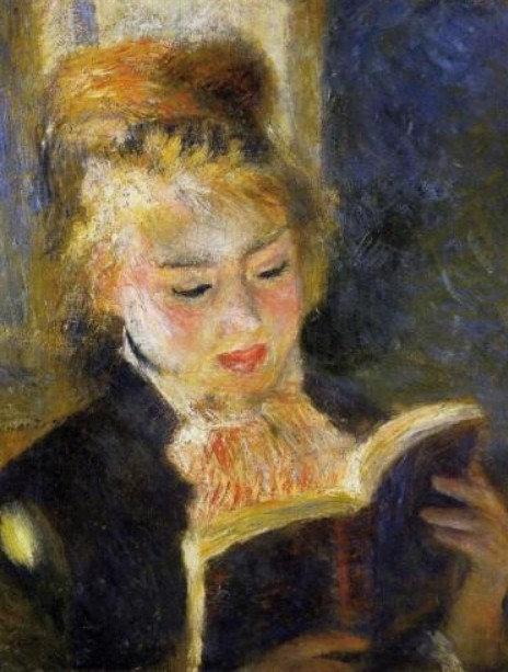 О. Ренуар. Читающая девушка. 1876