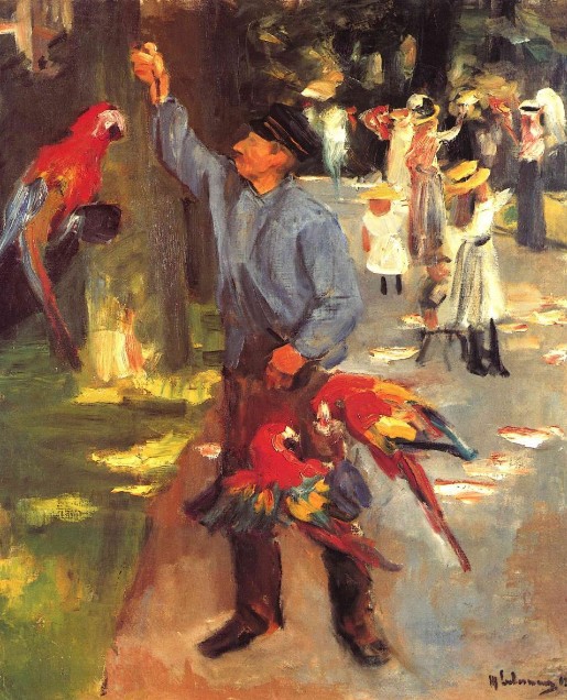 М. Либерман. Мужчина с попугаями. 1900
