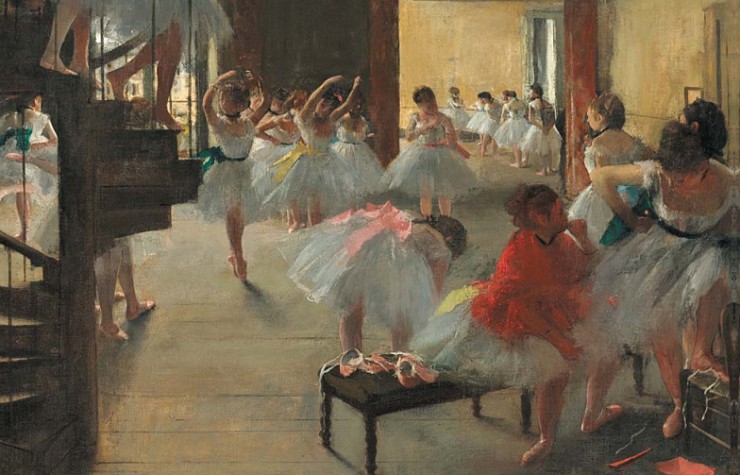 Э. Дега. Танцевальный класс. 1873