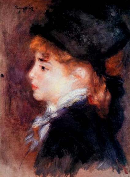 О. Ренуар. Портрет Марго. 1877