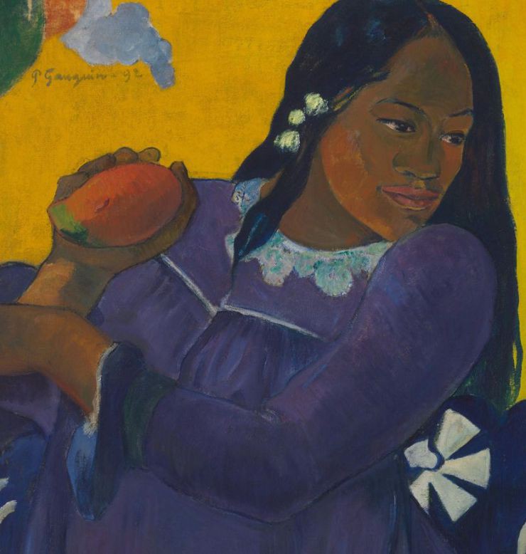 Поль Гоген. Женщина с манго. 1892. Балтиморский художественный музей