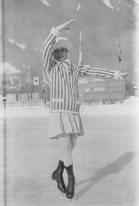 Соня Хени на зимних Олимпийских играх 1924 года в Шамони