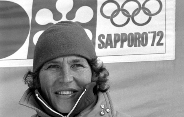 Галина Кулакова на Олимпиаде в Саппоро 1972 г.