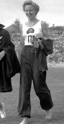Стрикленд на Олимпийских играх 1950 года в Окленде