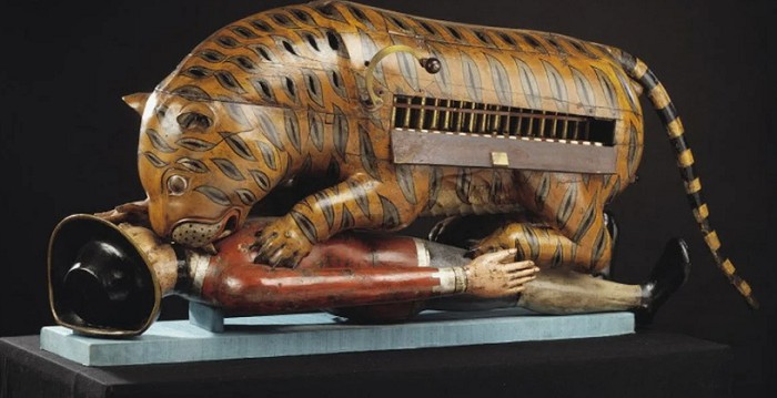 Тигр Типу. Механическая игрушка XVIII века