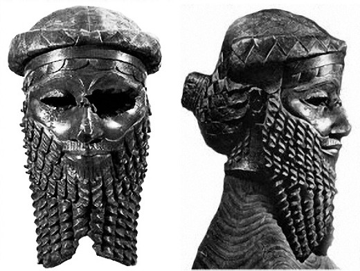 Так называемая Маска Саргона Древнего. ок. 2300г. до н.э. Иракский музей, Багдад