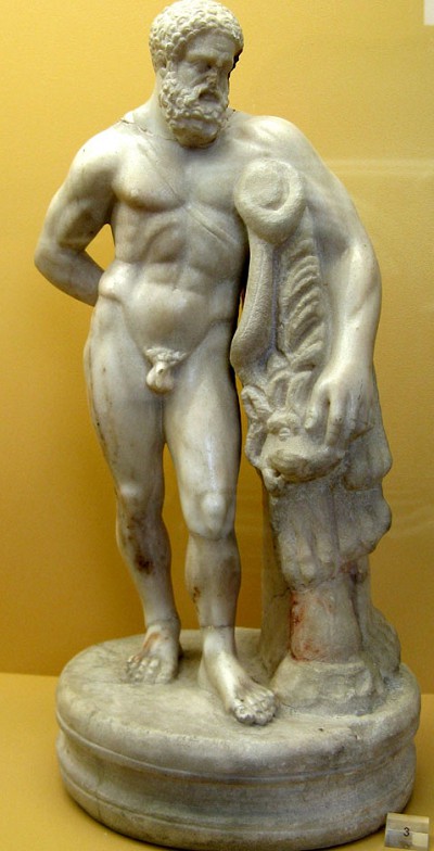 Статуэтка Геракла в музее афинской Агоры