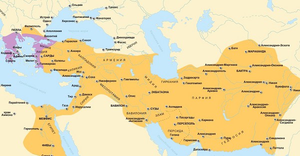 Карта Персии