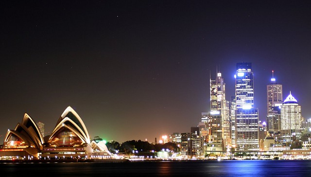 Ночная панорама Сиднея