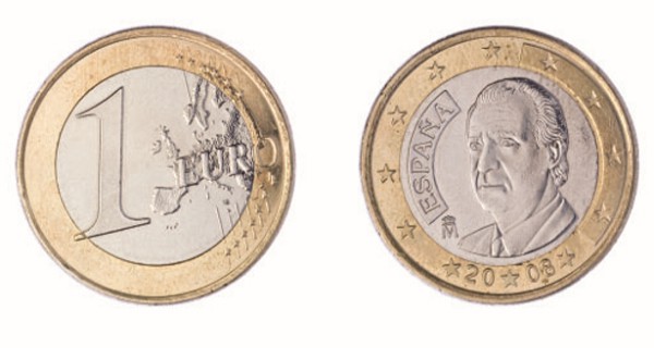 Денежная единица достоинством в 1 евро