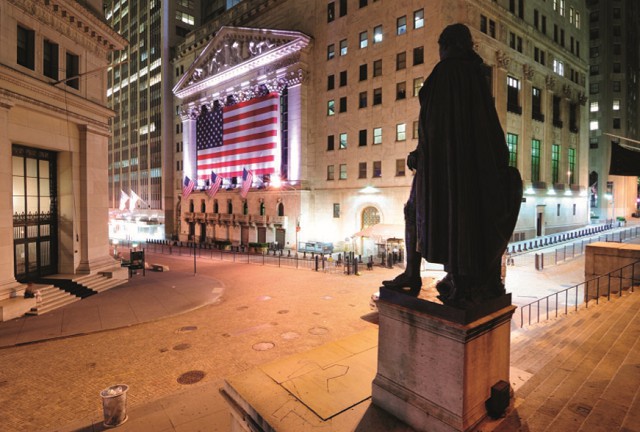 Знаменитая Нью-Йоркская фондовая биржа