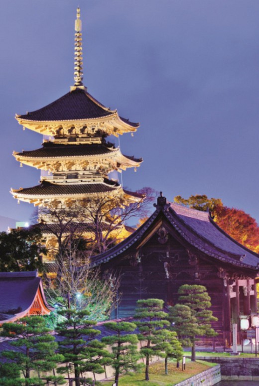 Киото — центр храмовой архитектуры