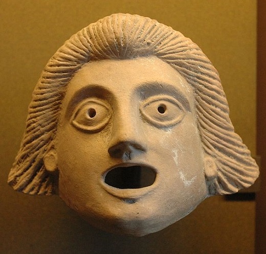 Театральная маска. 1 век до н.э.