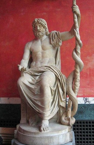 Скульптура Асклепия. Национальный археологический музей, Афины