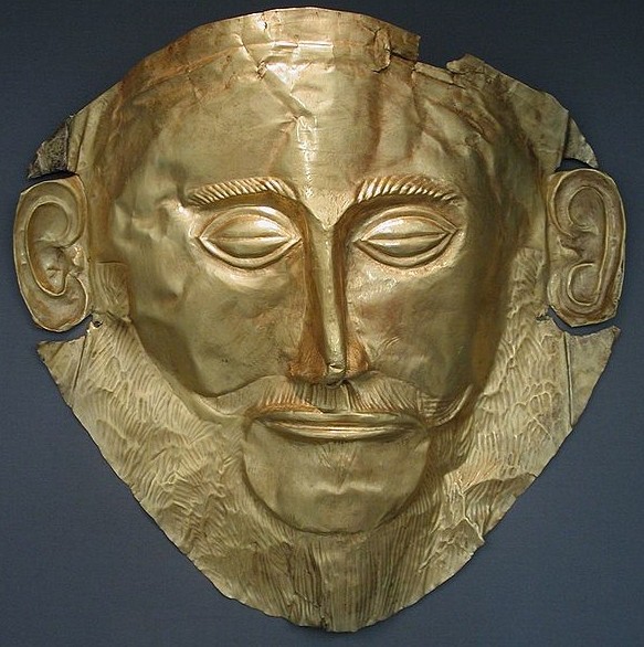 Посмертная маска, известная также как «маска Агамемнона»