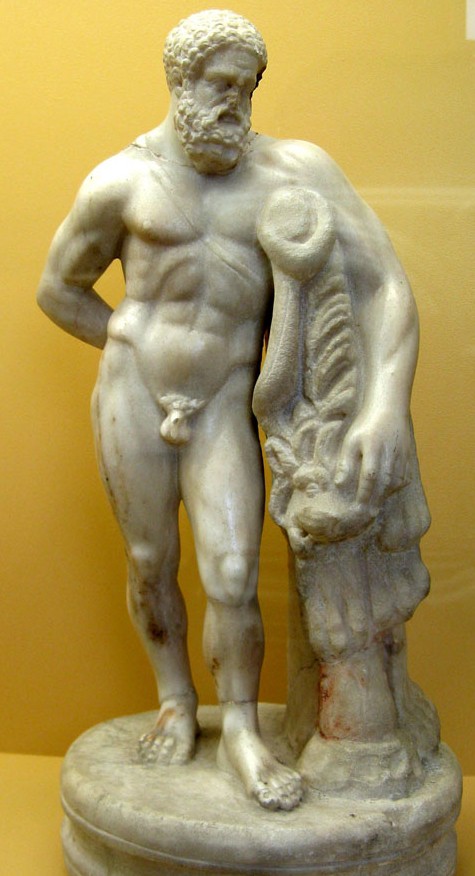 Статуэтка Геракла в музее афинской Агоры
