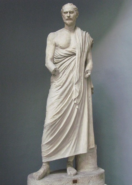 Статуя Демосфена работы Полиевкта. Около 280 до н.э. Римская копия