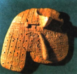 Эта глиняная модель печени использовалась в прорицательных ритуалах