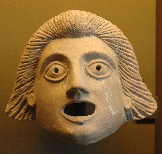 Театральная маска. 1 век до н.э.