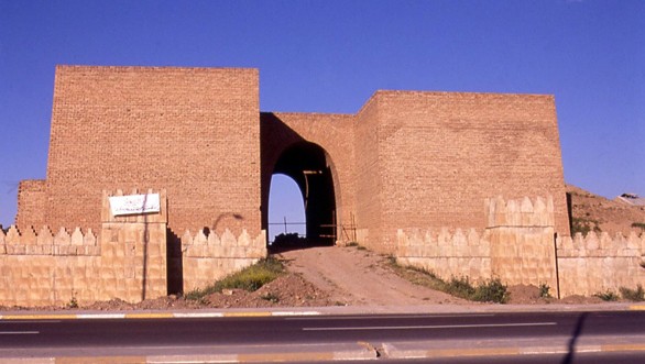 Недавно воссозданные ворота Ниневии